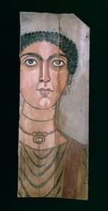 Retrato de momia, 90-110 AD de Roman Period Egyptian
